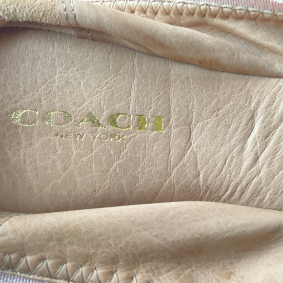 EUC - Coach Dalia Rose Gold Leather Ballet Flat - Size 8.5 - Picture 4 of 10